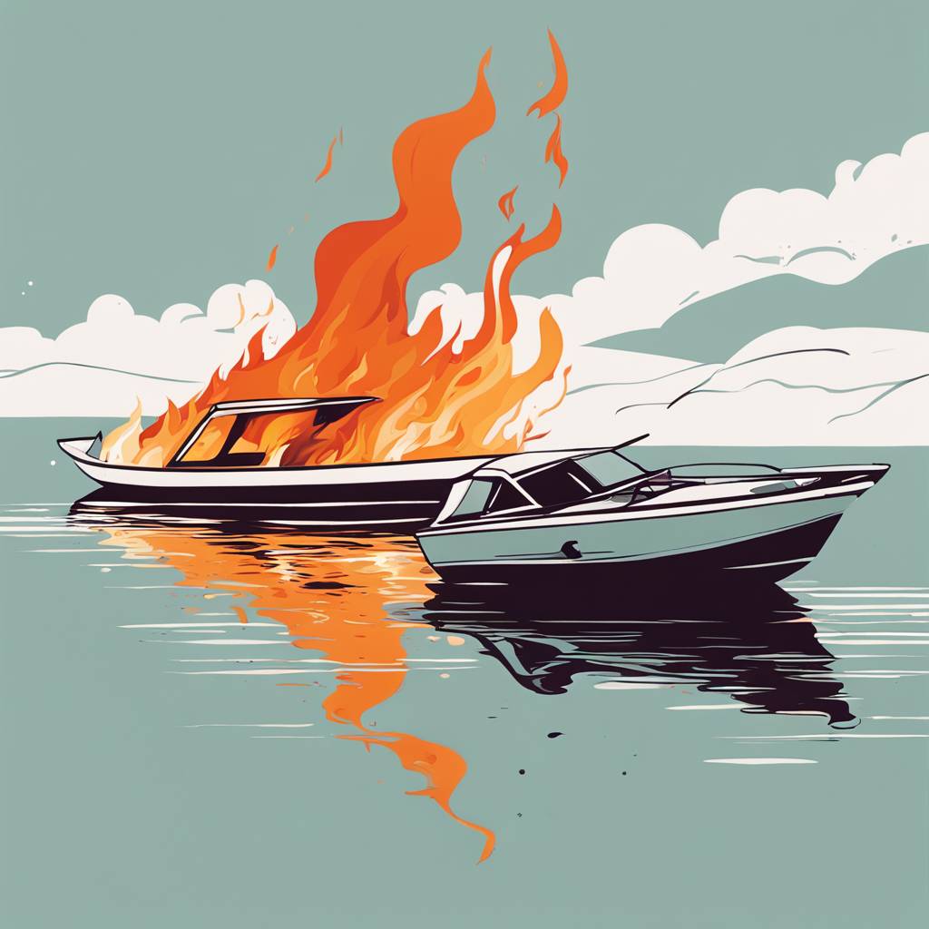 Fire on Lake Ohrid: Speedboat Burnt Down, Two Neighboring Vessels Damaged