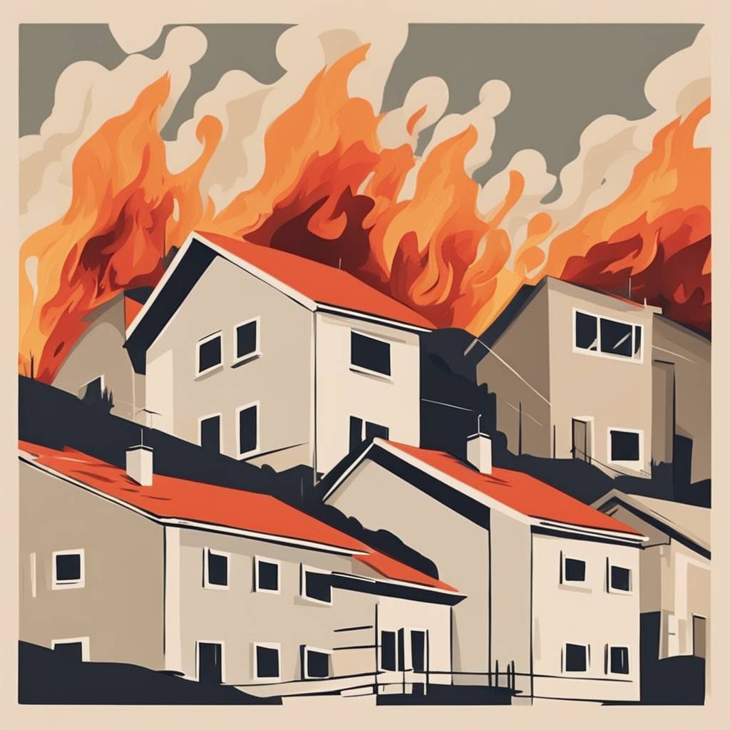 Fire near Resen: Houses saved in Dolno Dupeni, aviation engaged in firefighting