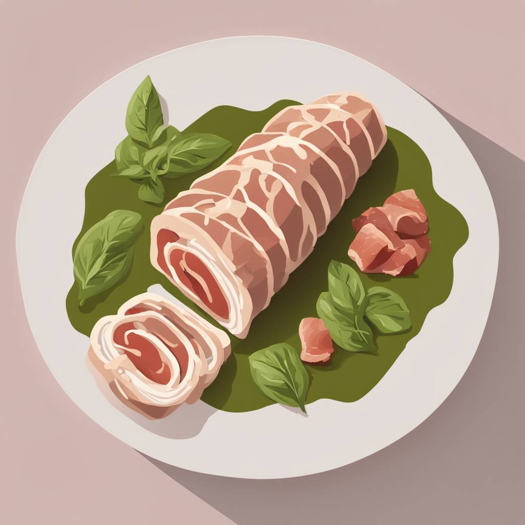 Recipe for a Juicy Roulade: Pork Tenderloin with Pesto, Parmesan, and Pancetta