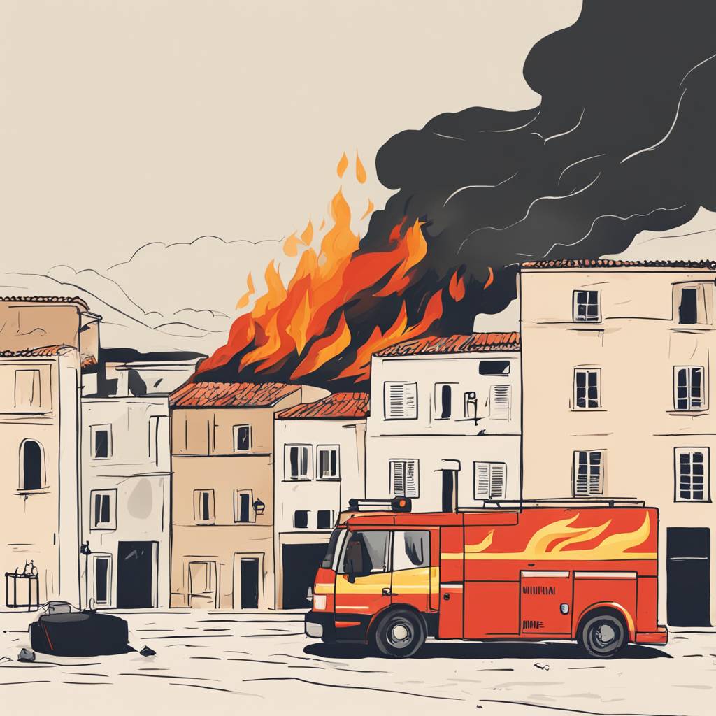 Fire near Trogir Caused by Lightning Strike, Firefighters Localized the Fire
