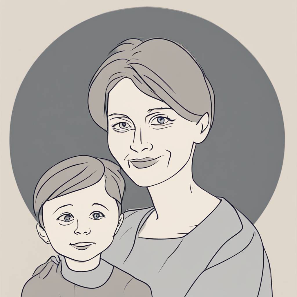 Lena Kovačević and her son Teodor together in the animated film "Super Charlie"
