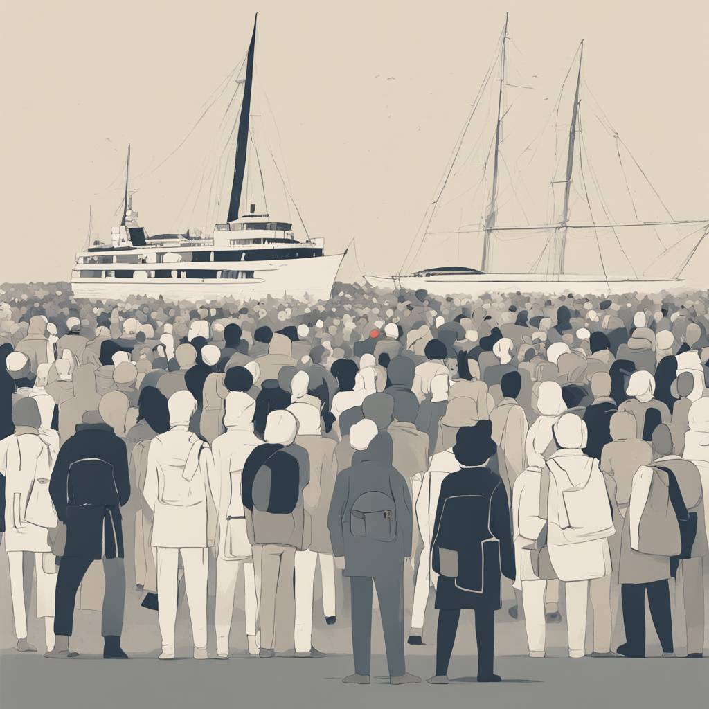 Split Residents Protest Against Arrival of 'Moby Drea' Ship