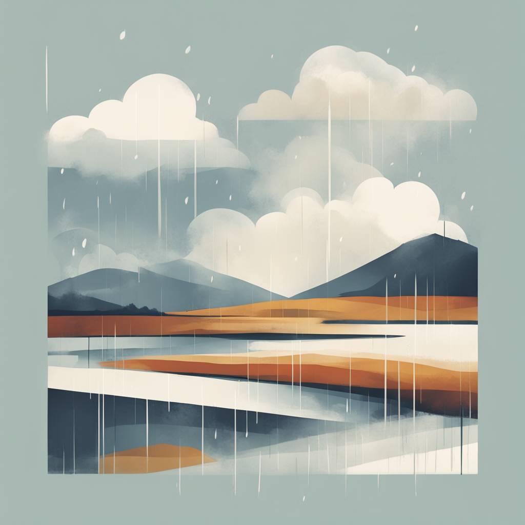 In Macedonia, Partly Cloudy with Local Rainfall and Strong Winds