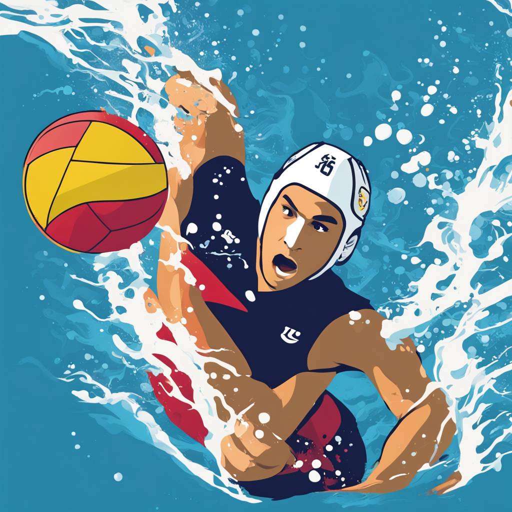 Montenegrin Under-18 Water Polo Team in European Championship Semifinal Against Italy