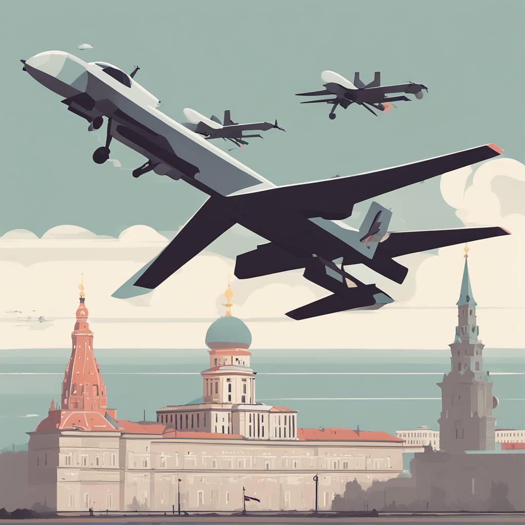 Russian Air Defense Intercepts Drones Near Moscow and St. Petersburg