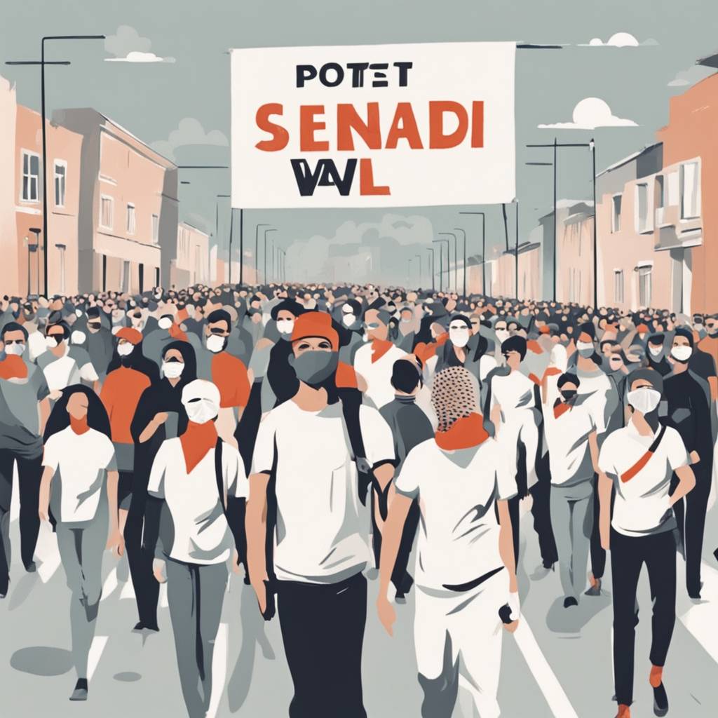 Protest Walk in Novi Sad Held in Support of Detainees