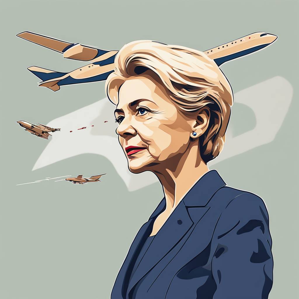 Letalo Ursule von der Leyen nad Bolgarijo prizadeto zaradi motenj signala GPS, sumijo Rusijo