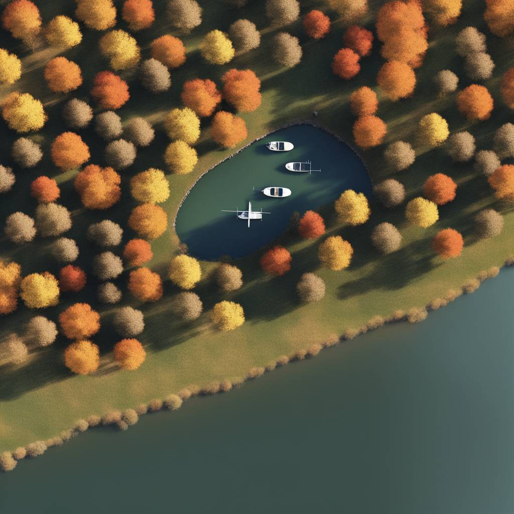 Есенска идила на Блидинското езеро снимена со дрон