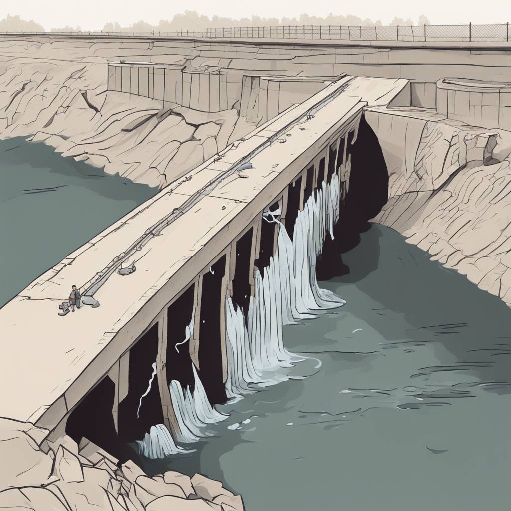 Poškodovan jez v Belgorodski regiji, poziv k evakuaciji