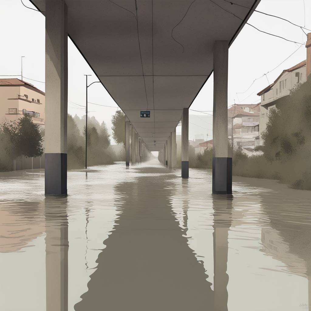 Podvožnjak u tetovskom naselju Dardanija ponovo poplavljen