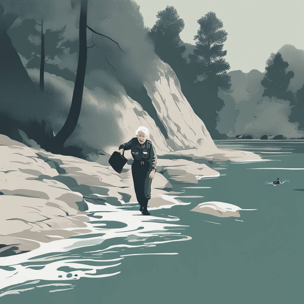 Starejša ženska rešena iz reke Krke pri Novem mestu