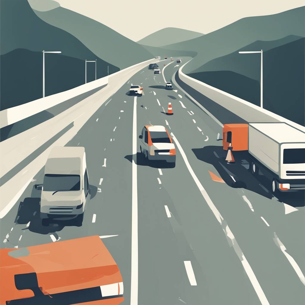 Primorska autocesta zatvorena zbog saobraćajne nesreće kod Unca