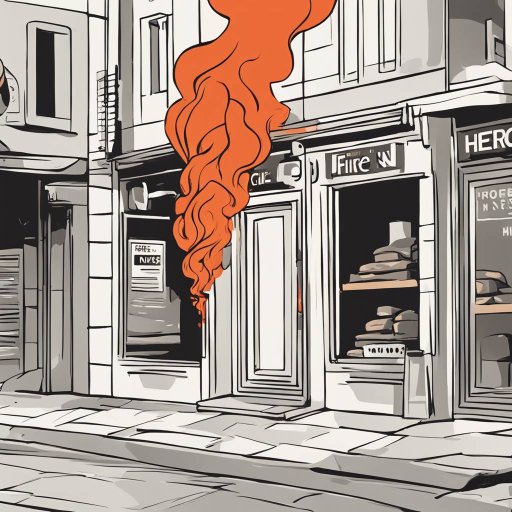 Požar u prodavnici u Herceg Novom čiji su vlasnici turski državljani