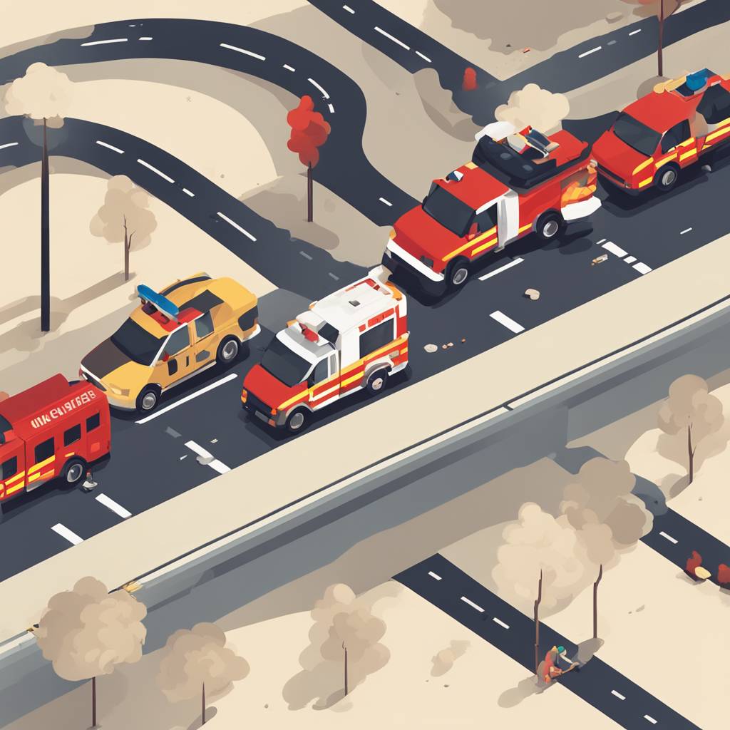 Saobraćajna nesreća na autoputu Logatec-Unce: Intervencija vatrogasaca