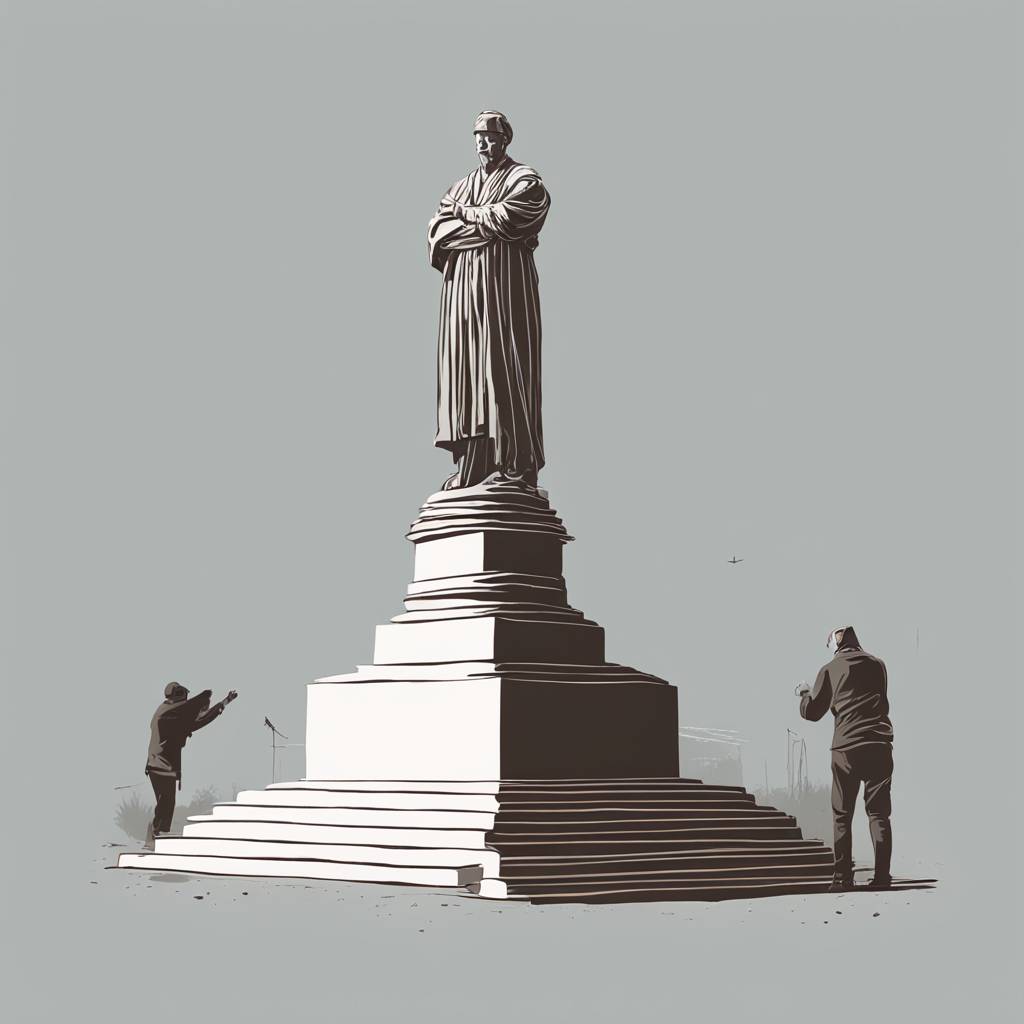 Uklanjanje spomenika Vukasinu Soskocaninu u Borovu Selu