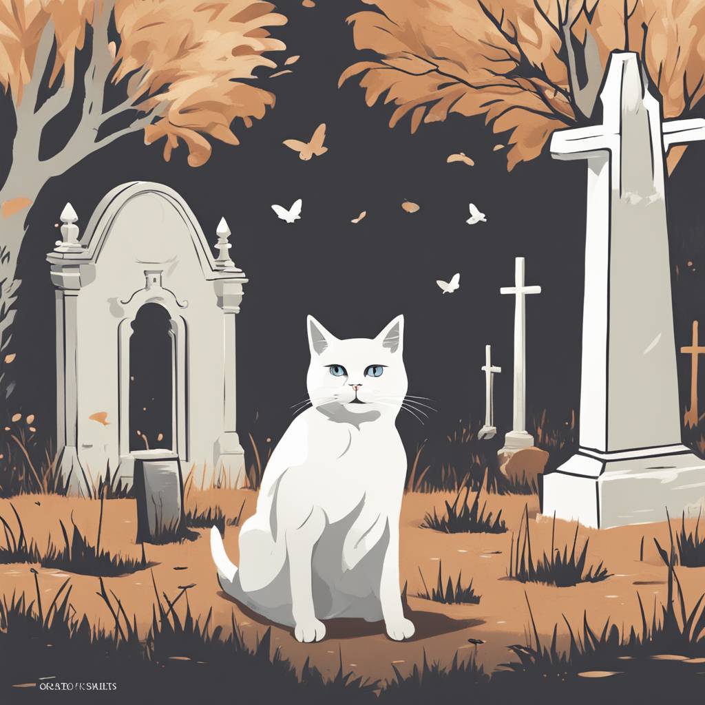 Mačak posjetio groblje kućnih ljubimaca u Dumovcu za blagdan Svih svetih