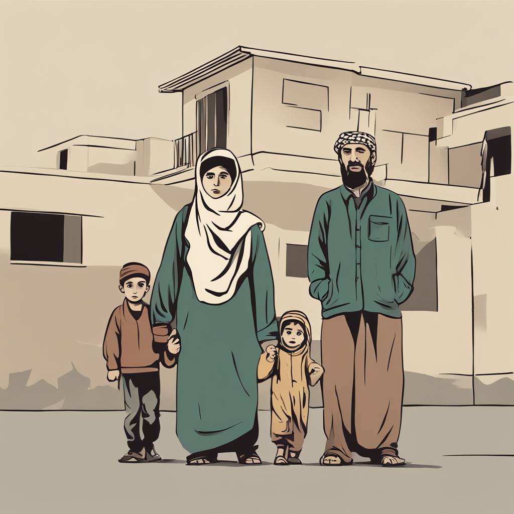 Families from Gaza Find Refuge in Yasser Arafat's Former Residence