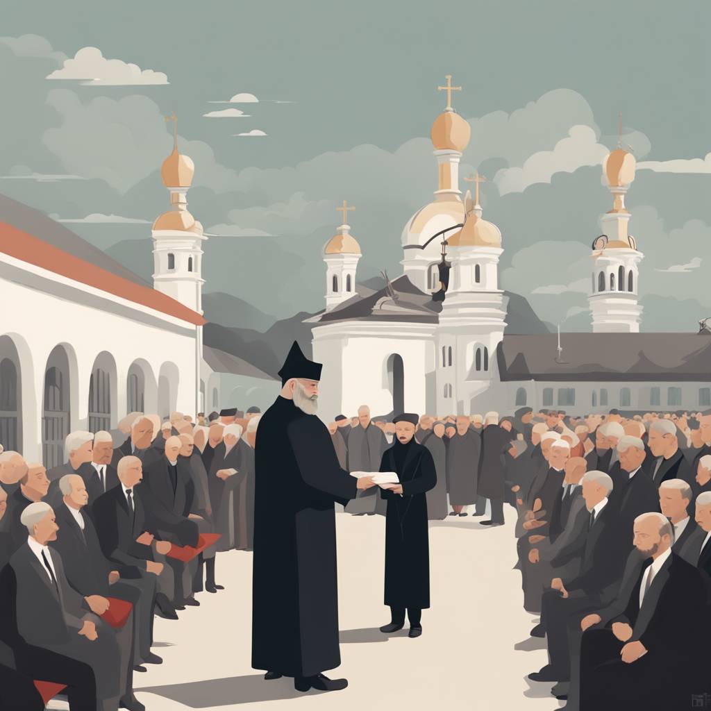 Patrijarh Porfirije sluzi parastos zrtvama na zeljeznickoj stanici u Novom Sadu