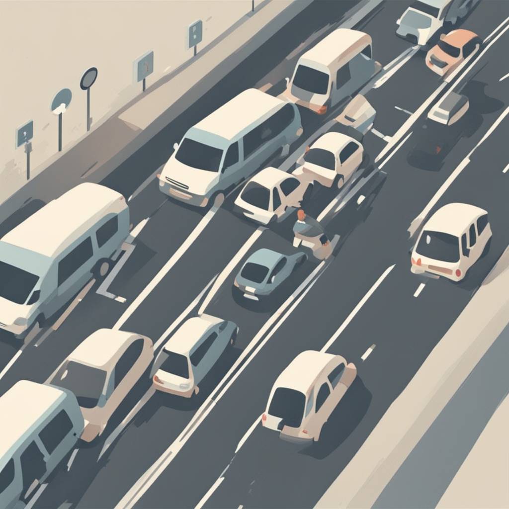 Traffic Congestion on A-1 Near Podlugovi Due to Traffic Accident