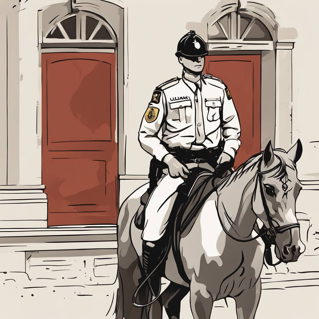 Policija Ljubljana traži dom za svog konja lipicanca u penziji