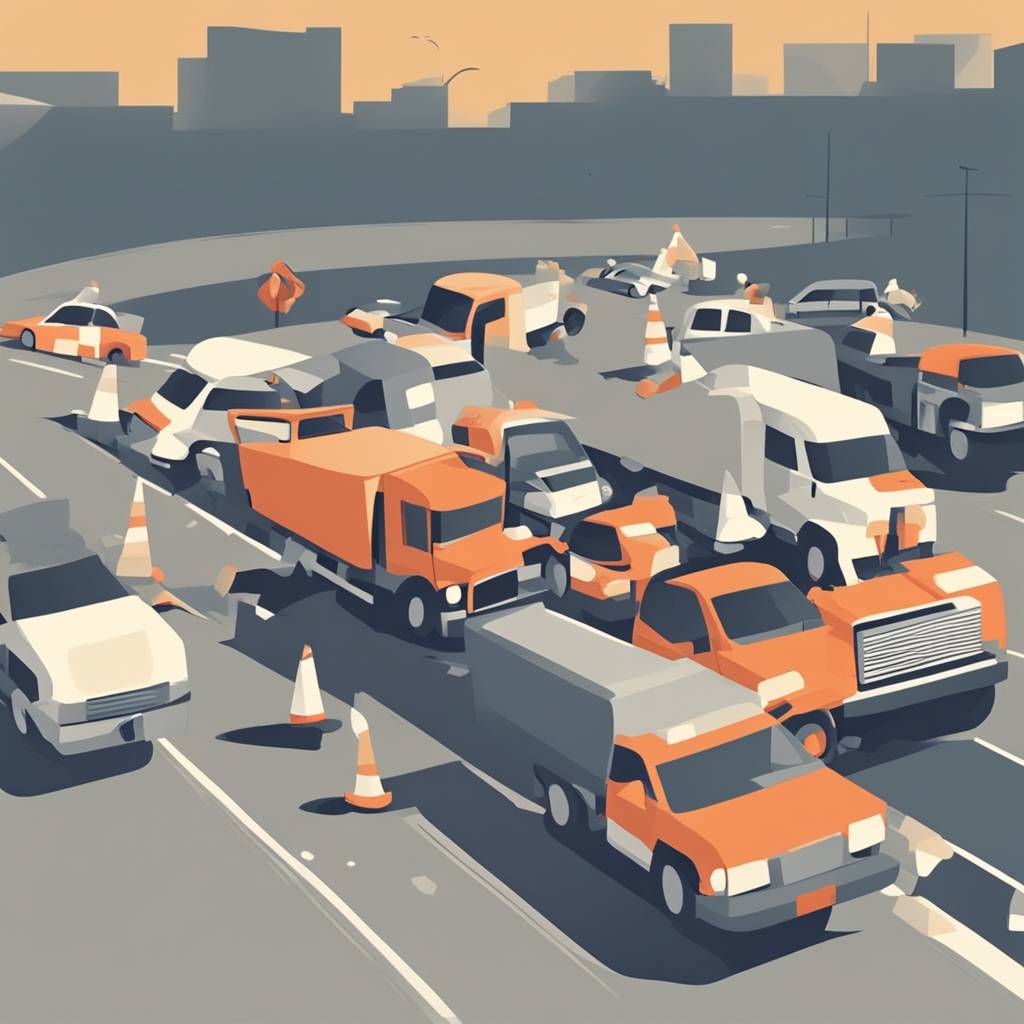 Teška saobraćajna nesreća na auto-putu: Povrijeđeni vozač kamiona i putnici u automobilu