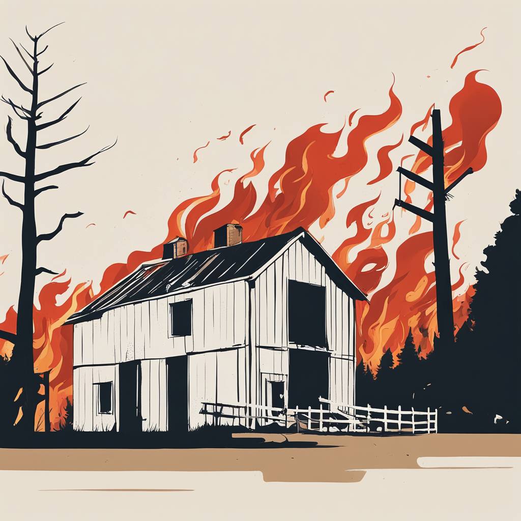 Požar uništio gospodarski objekt kod Slovenske Bistrice