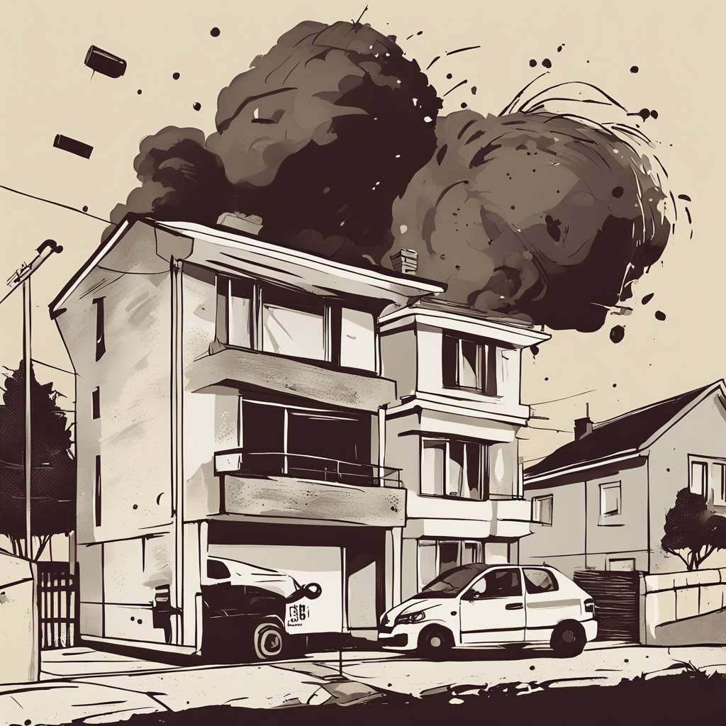 Bomba bačena na kuću u sarajevskom naselju Aerodrom, pričinjena velika materijalna šteta