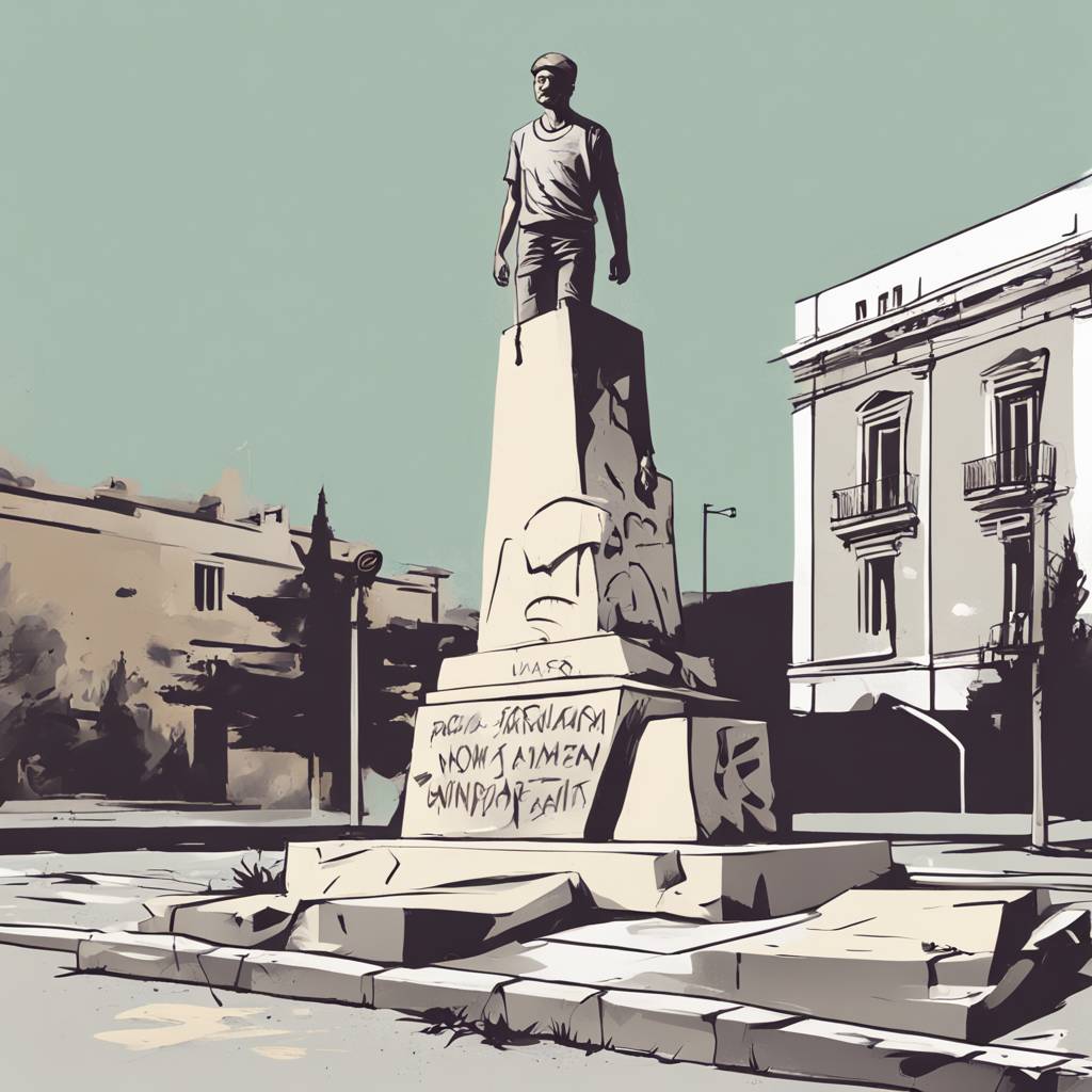 Partisan Monument Vandalized Again in Split, Offensive Graffiti on School Gym