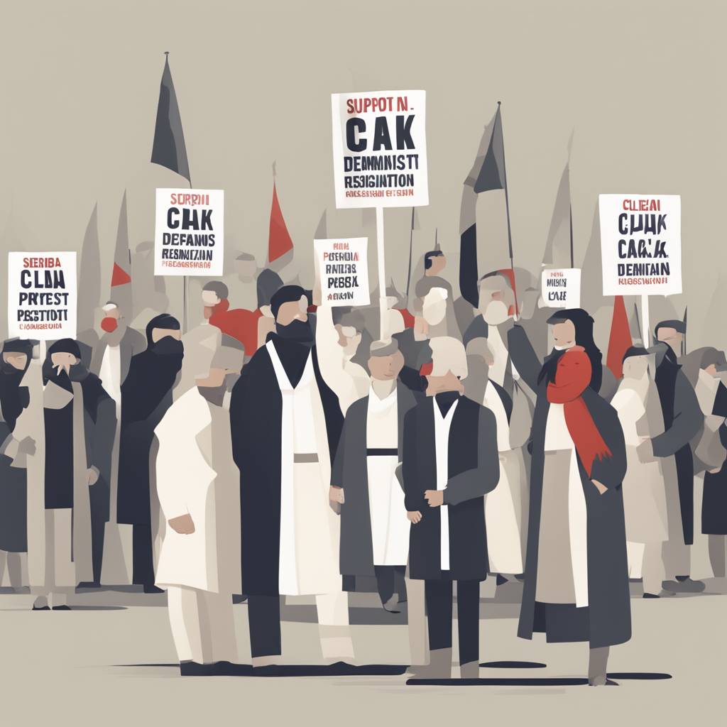 Protest u Čačku: Podrška svešteniku i zahtjevi za ostavkom