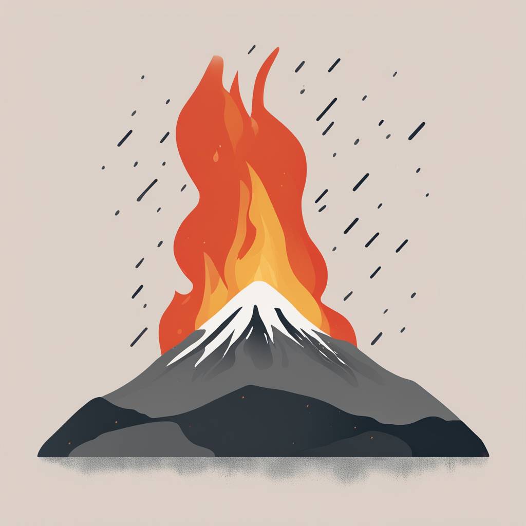 Киша обуздала пожар у Националном парку Тонгариро на Новом Зеланду