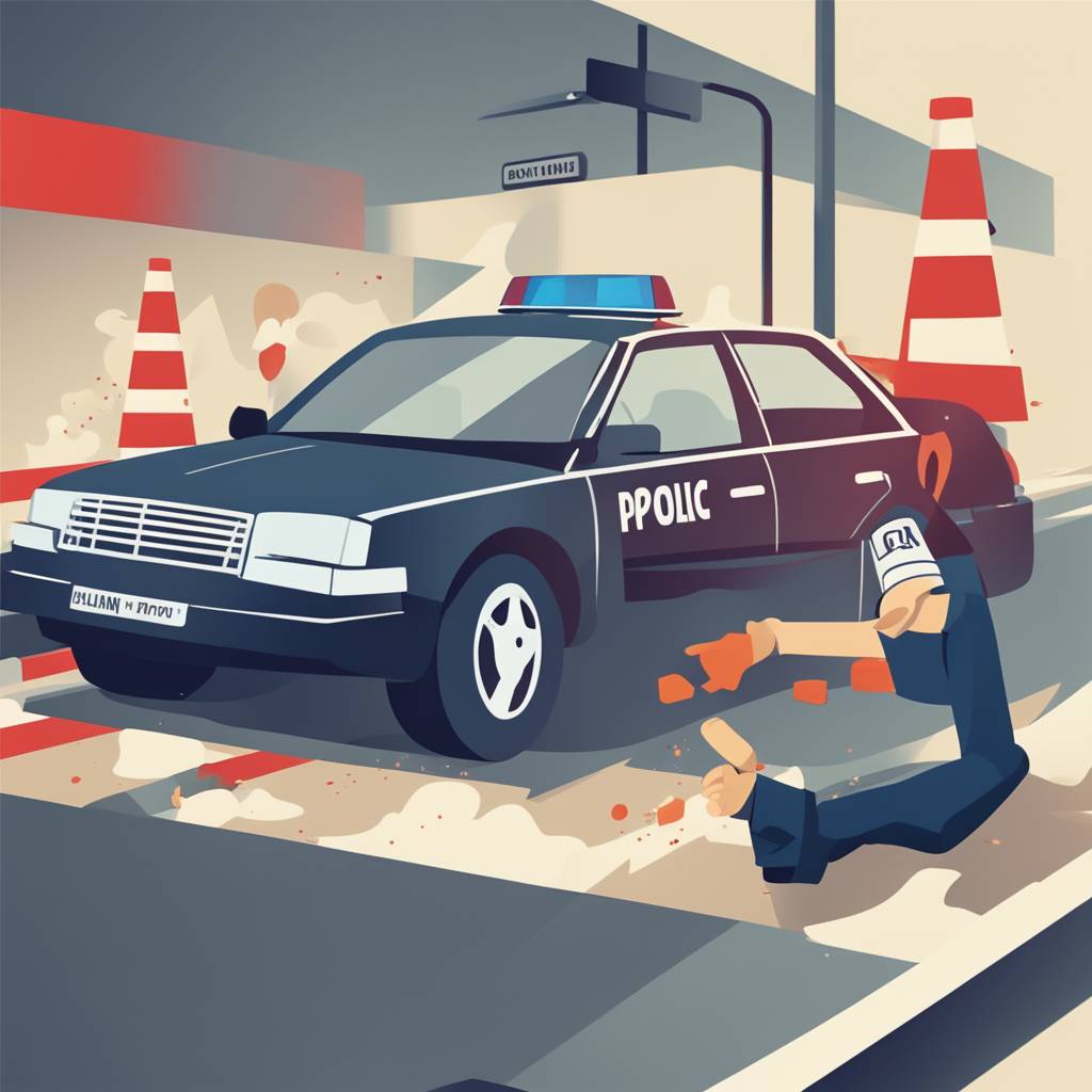 Pijani vozač izazvao nesreću na Stupu, udario u policijsko vozilo