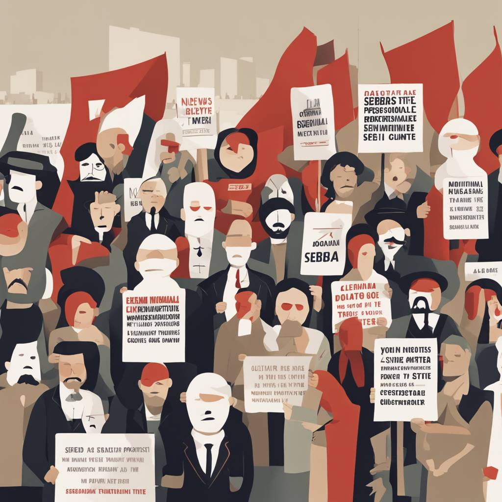 Glumci prosvjeduju zbog stanja u Narodnom kazalištu i kulturnoj sceni Srbije