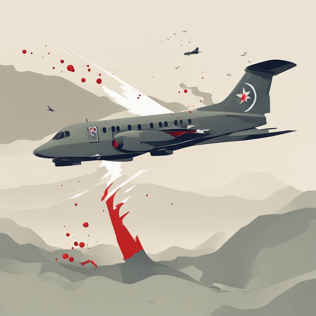 Turško vojaško letalo strmoglavilo na meji med Gruzijo in Azerbajdžanom, ni preživelih