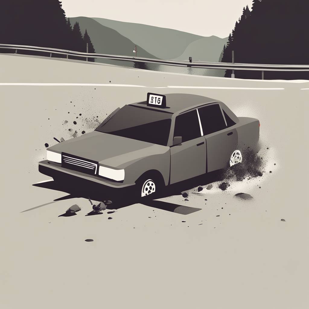 Voznik zaradi neprilagojene hitrosti s ceste pri Celju, sovoznik huje poškodovan