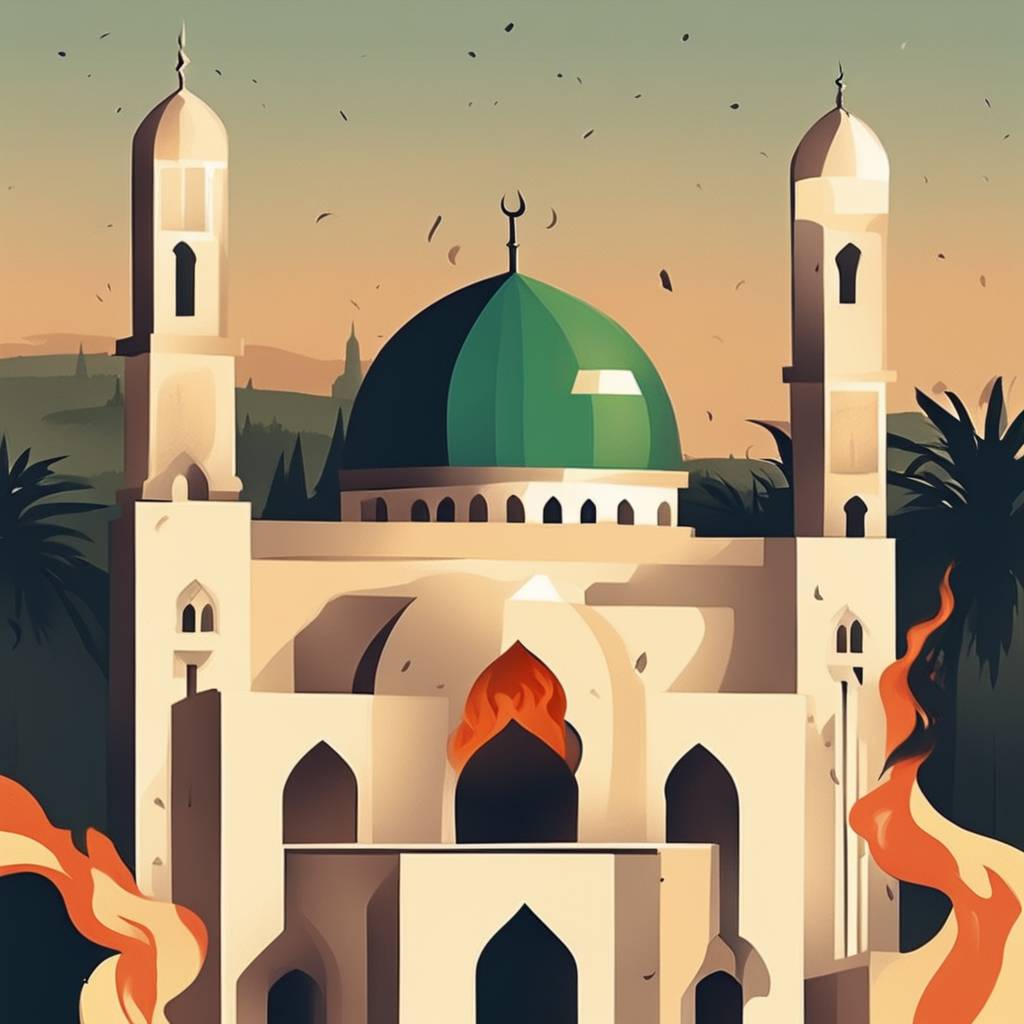 Zapaljena džamija i Kur'an u palestinskom selu na Zapadnoj obali