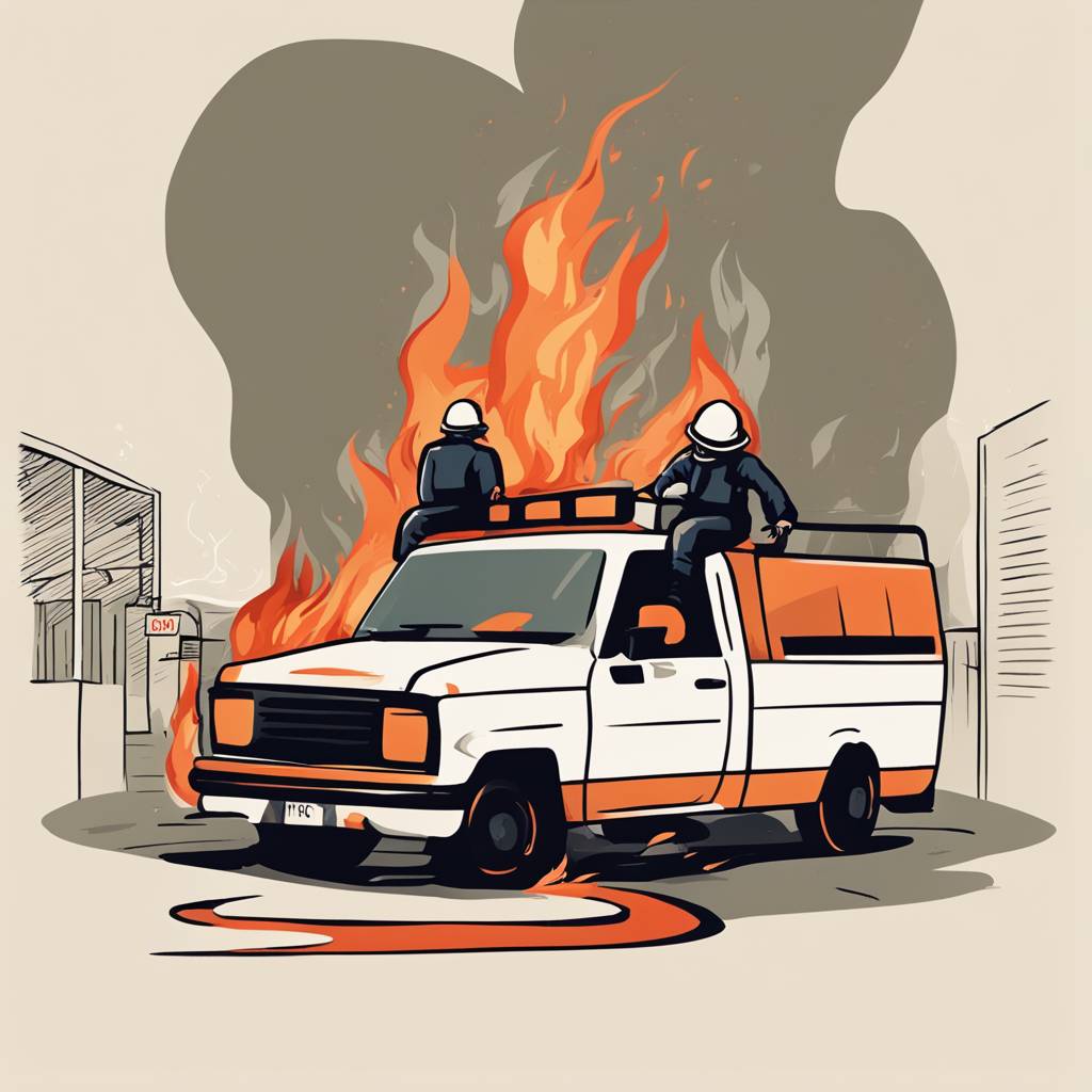 Moški aretiran zaradi suma namernega požiga tovornjakov v Splitu in Solinu