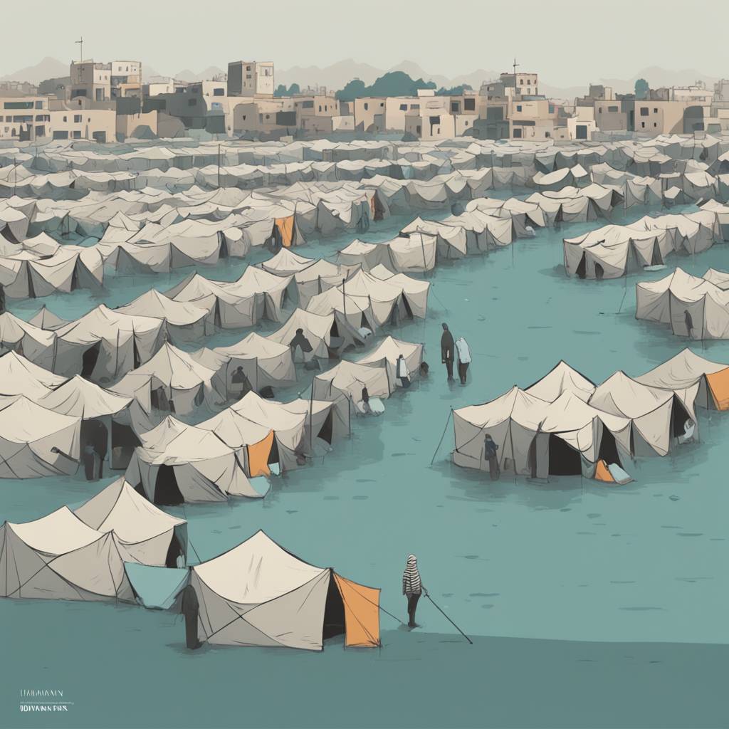 UNRWA бара материјал за сместување, шатори во Газа поплавени поради дождови