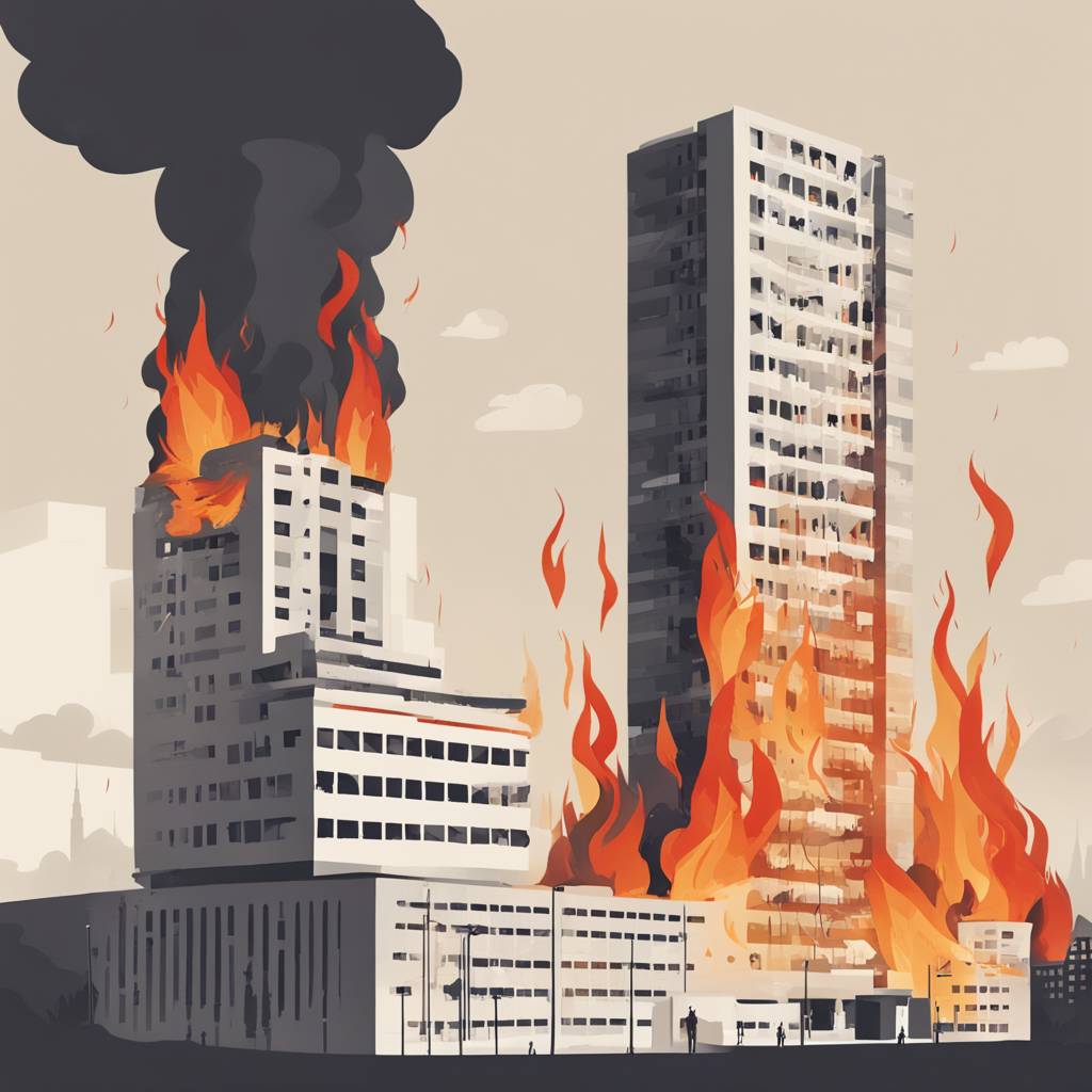 Požar u Vjesnikovom neboderu u Zagrebu: Ministar Bačić najavljuje obnovu