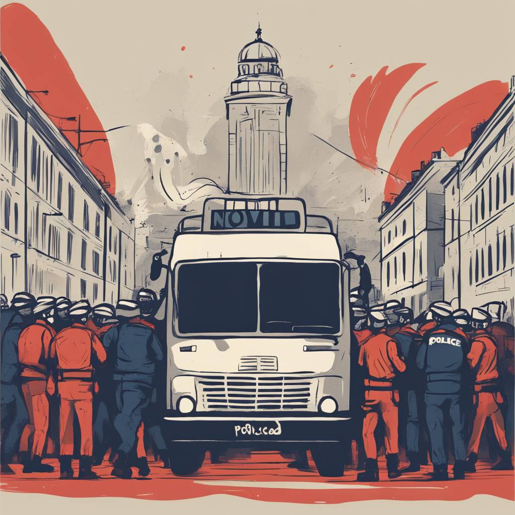 Novi Sad: Policijska represija tokom protesta zbog oduzetog autobusa