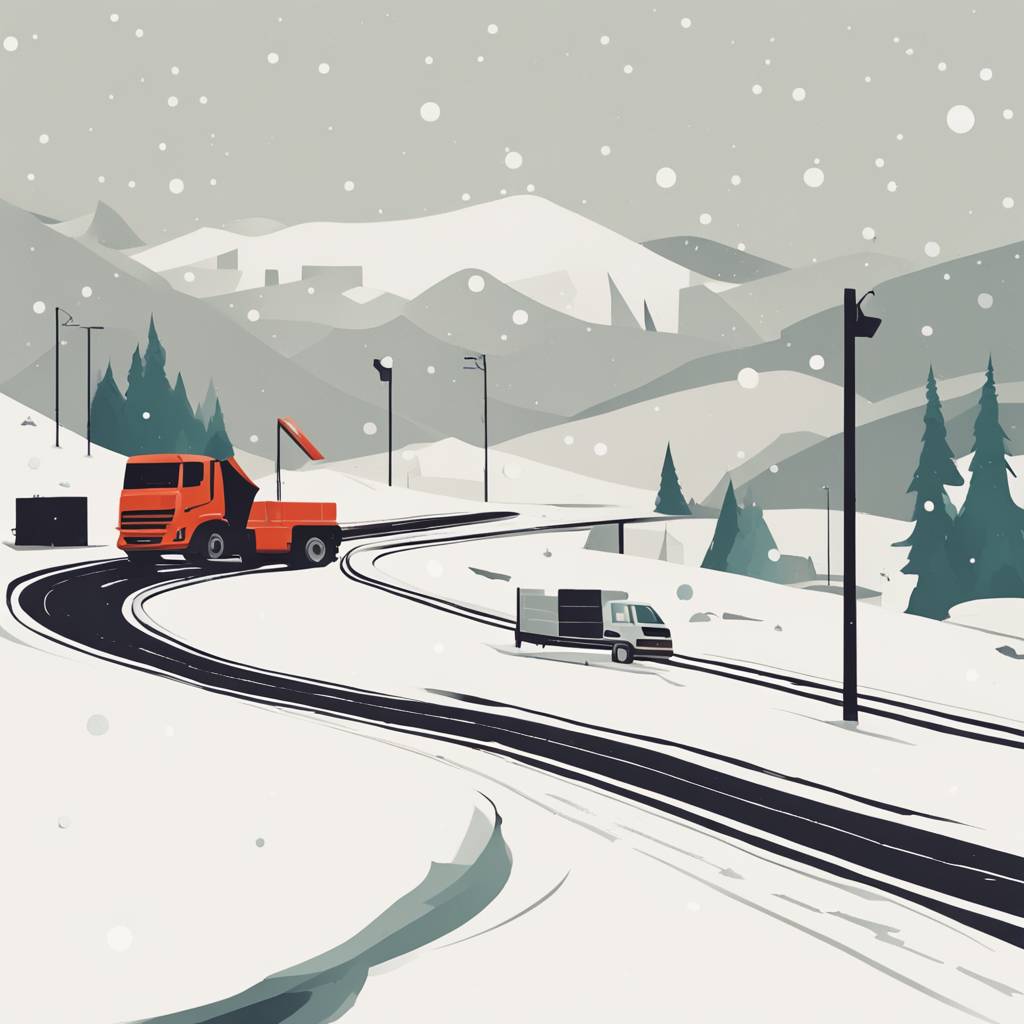 Snijeg uzrokovao probleme na putevima u BiH, zabrana za teretna vozila preko Romanije