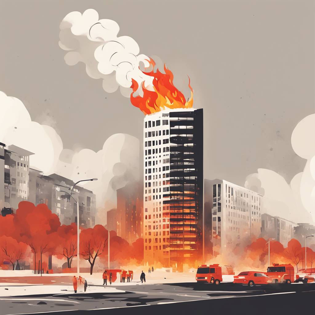 Požar u Zagrebu: Vjesnikov neboder zahvaćen vatrom