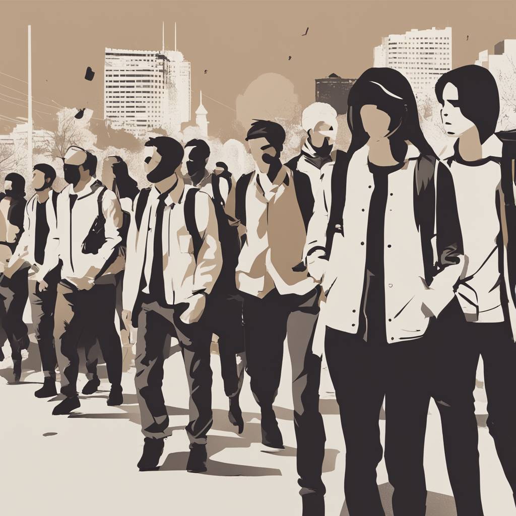 Students in Blockade Mark Anniversary of Attack with Protest Walk in Belgrade