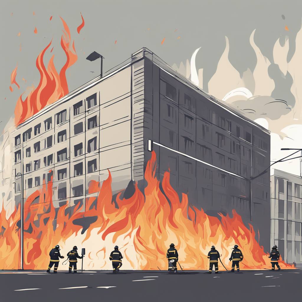 Large Fire in Ljubljana: Firefighters Battled Blaze at Spar Warehouse