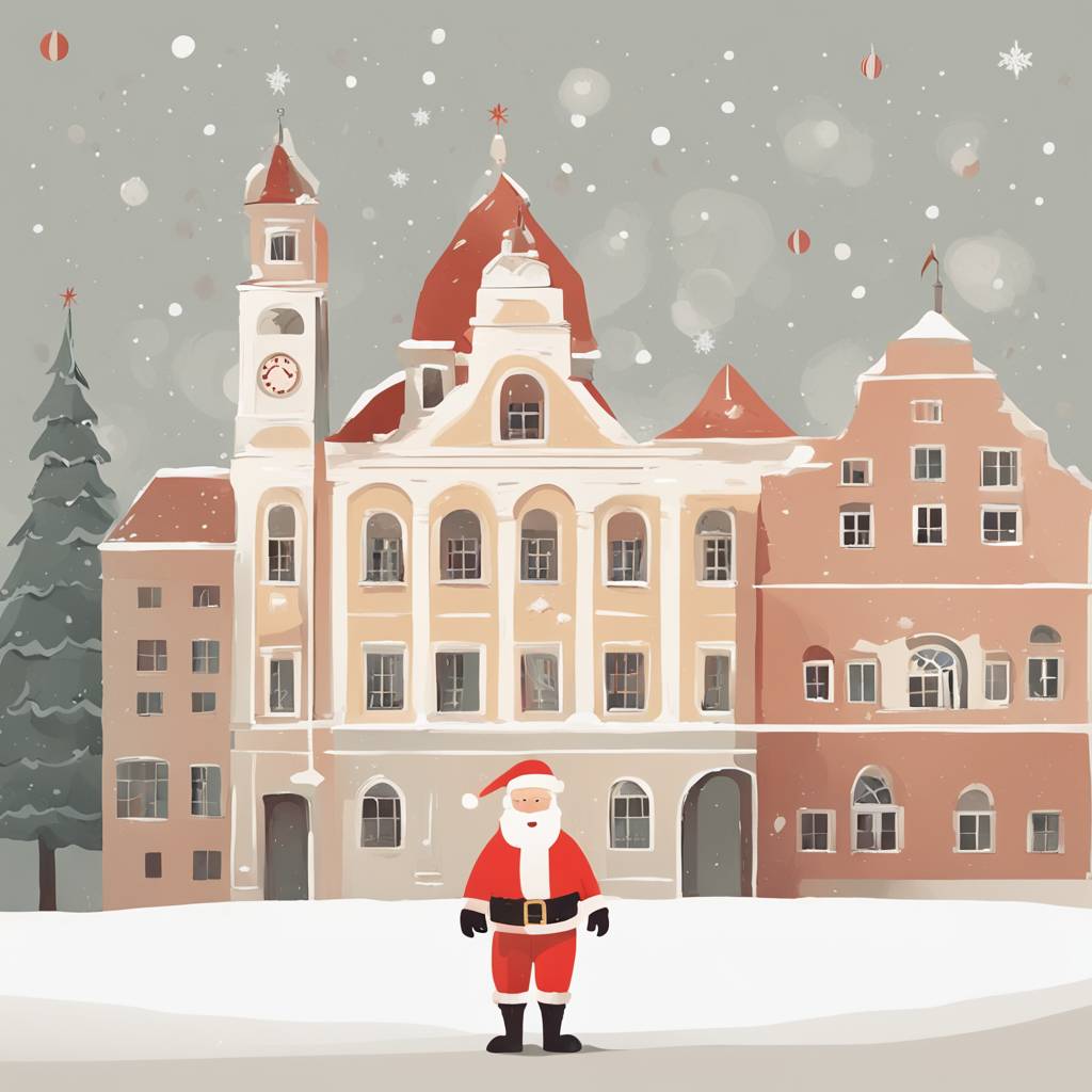 Christmas Magic in Ptuj: Santa Claus Descended from the Town Hall