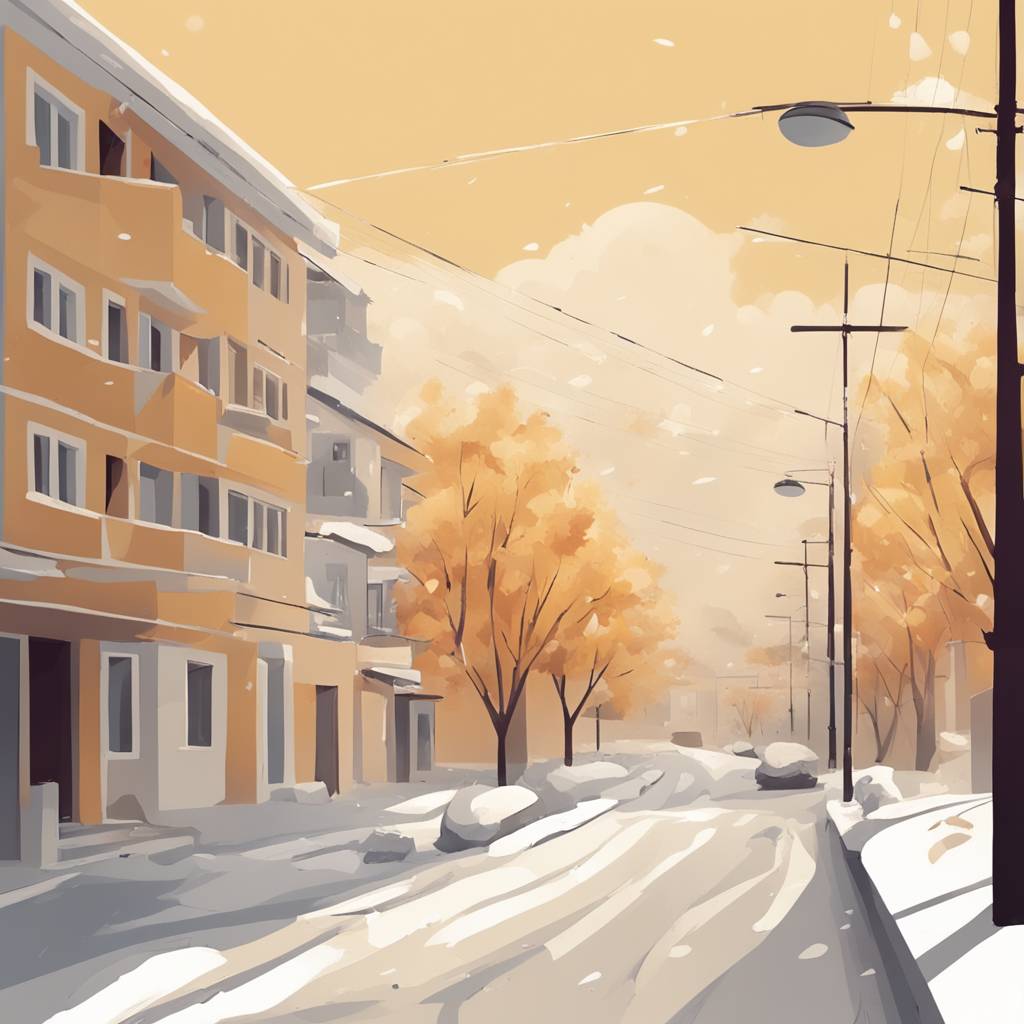 У Македонији хладно јутро, сунчан дан