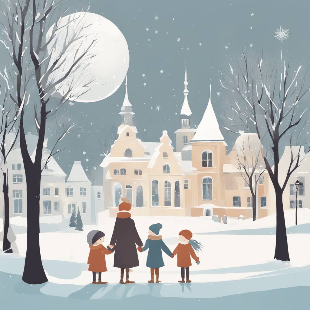 Winter Fairy Tale Delighted Children in Tezno, Maribor