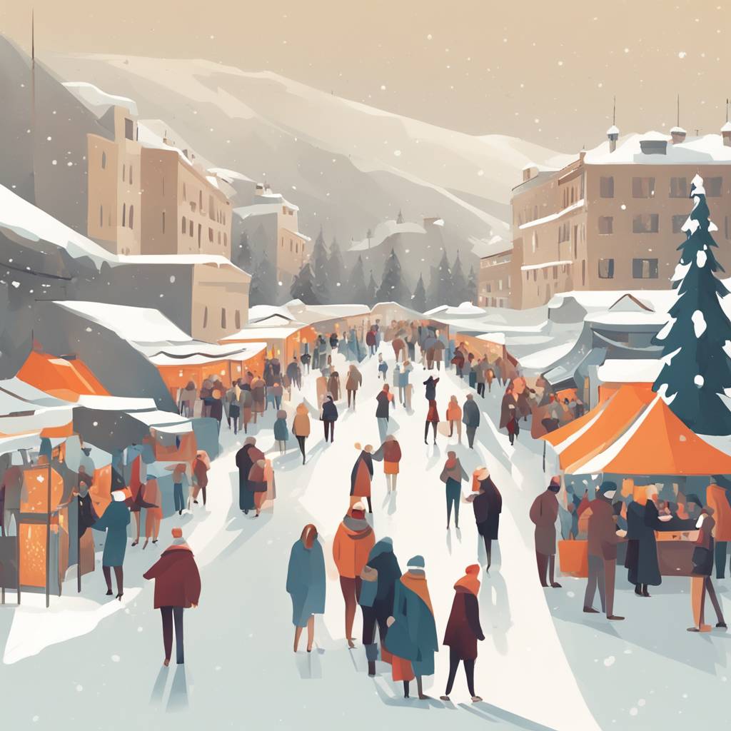 Winter New Year's Bazaar Opens in Podgorica