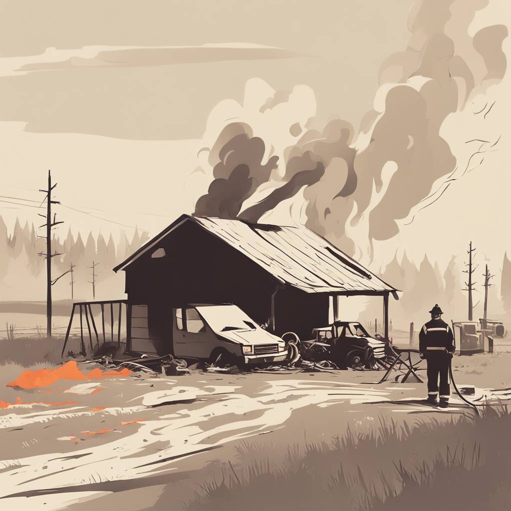 Пожар на ОПГ-у у Иванову Селу: Страдале животиње и пољопривредна механизација