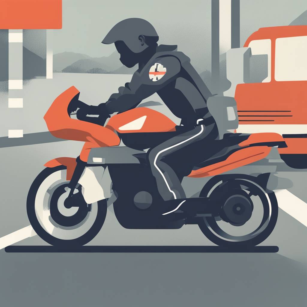 Teška saobraćajna nesreća u Hočama: Motociklista prevezen u UKC Maribor