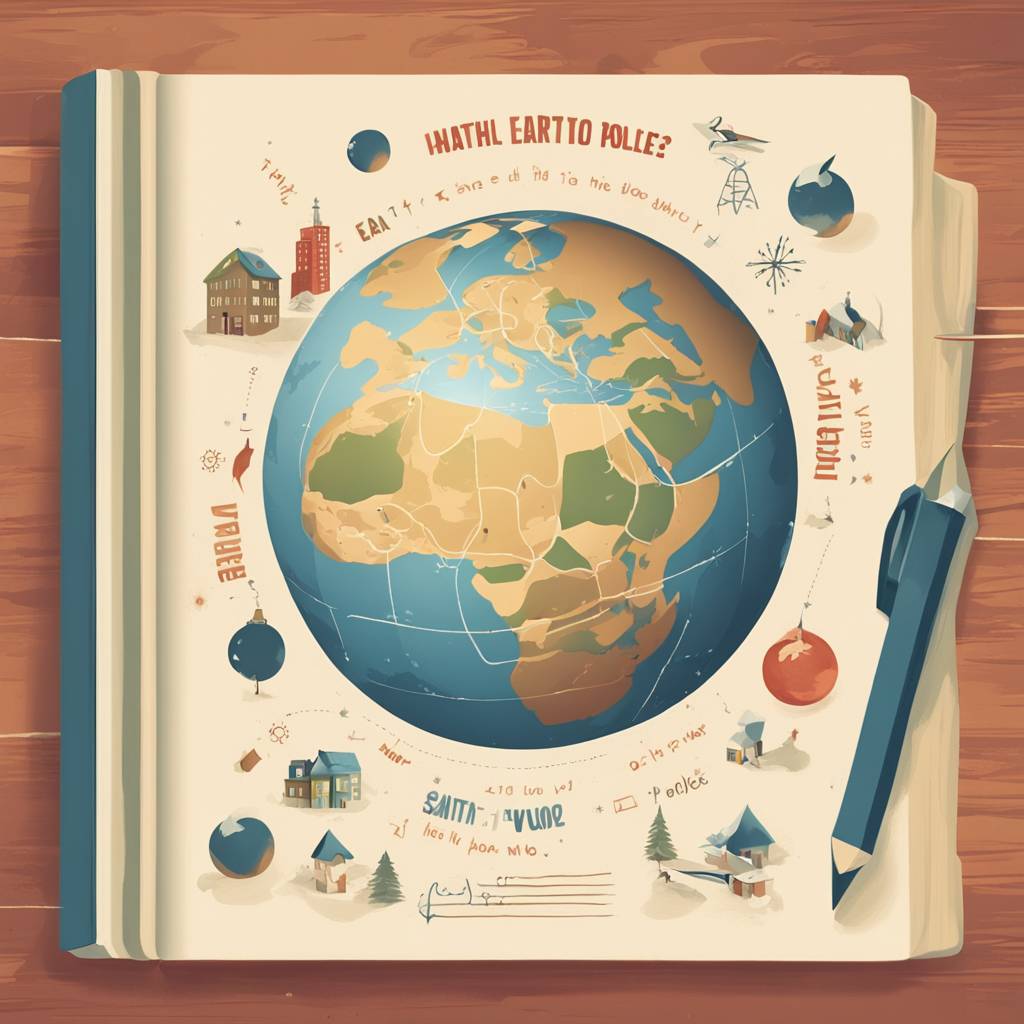 The Earth Has Two North Poles: How Does Santa Find His Real Home?